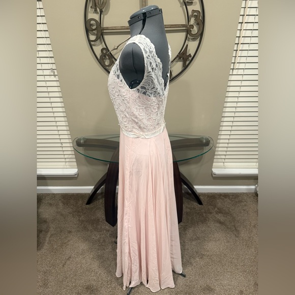 Elegant‎ Lace Pink Dress by After Six Size 10 Sample NWT - Picture 3 of 5